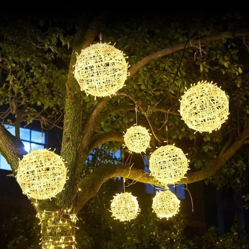 LumaSphere Elegant LED-lyskugle Til Balkon Og Terrasse Stemning
