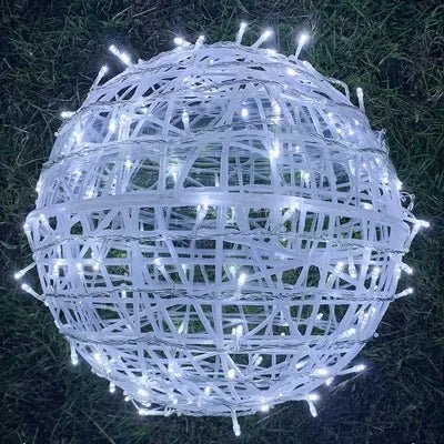 LumaSphere Elegant LED-lyskugle Til Balkon Og Terrasse Stemning