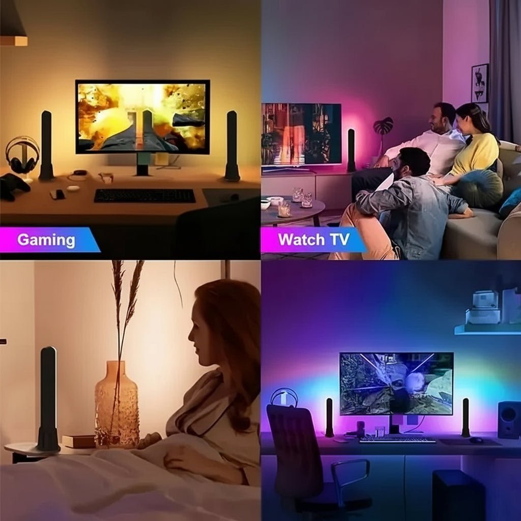 LumaDesk USB RGB-lysskinne med flere farvetilstande