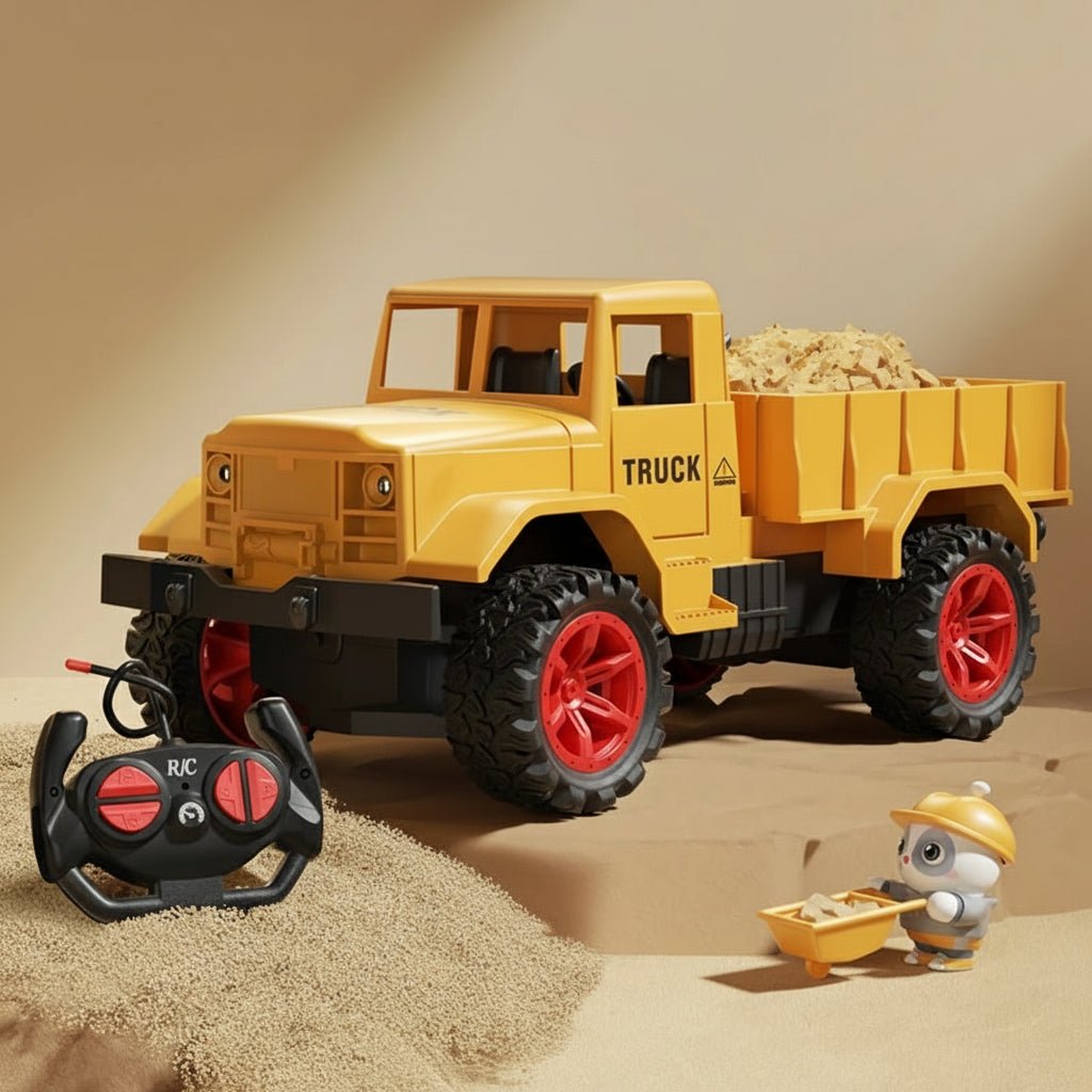 TerraForge RC Excavator With Metal Alloy Body And Realistic Lights And Sounds