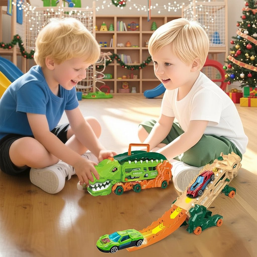 Turbo Dino Ramp Transporter Playset With Mini Cars