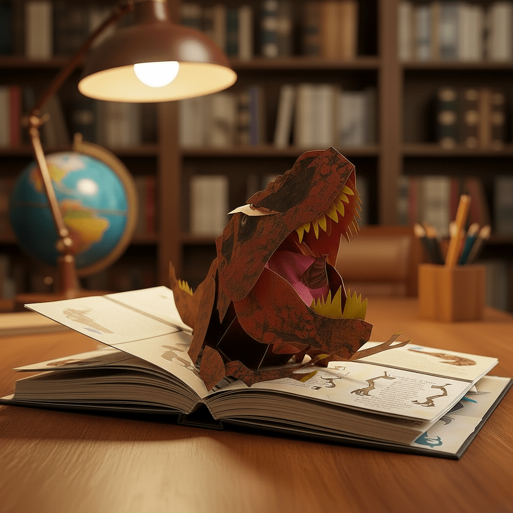Jurassic Pop Science: 3D Dinosaurier-Pop-up-Buch mit klaren wissenschaftlichen Einblicken
