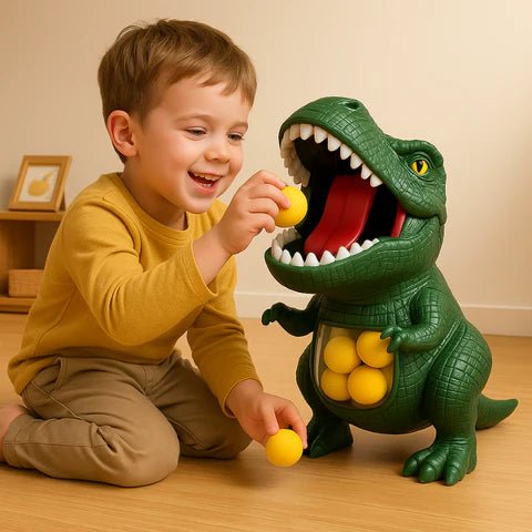 DinoPulse Blaster Yumuşak Köpük Toplu Dinozor Atış Oyunu ve Hedef Tahtası
