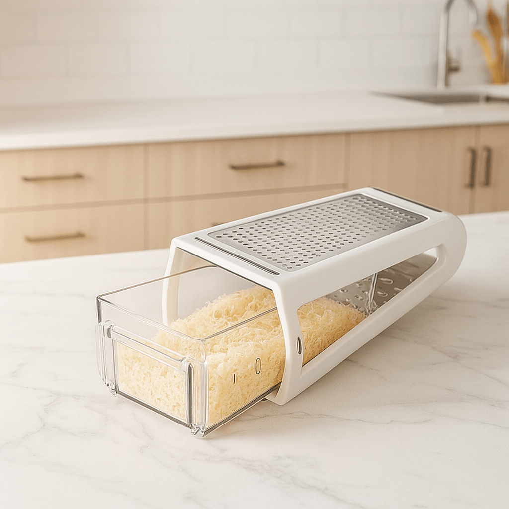 GrateMate Pro Double Sided Stainless Steel Grater For Effortless Kitchen Prep