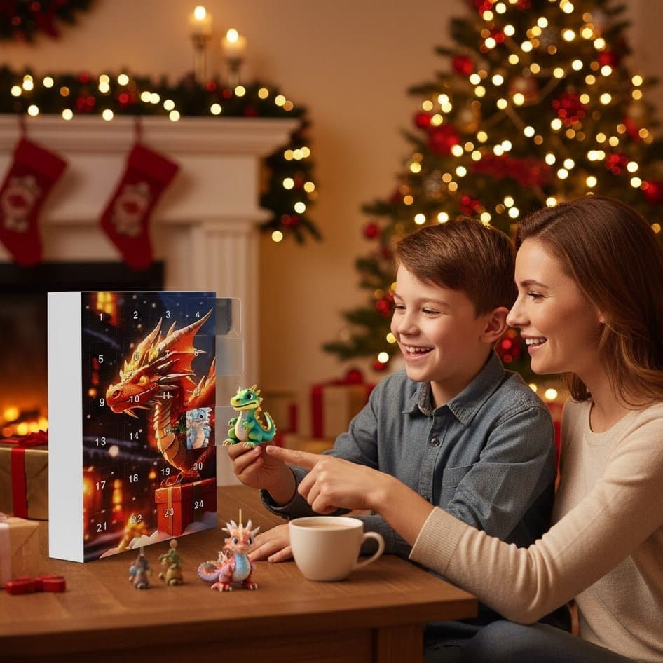Dragon Delights Advent Calendar 24 Days Of Cute Dragon Charms