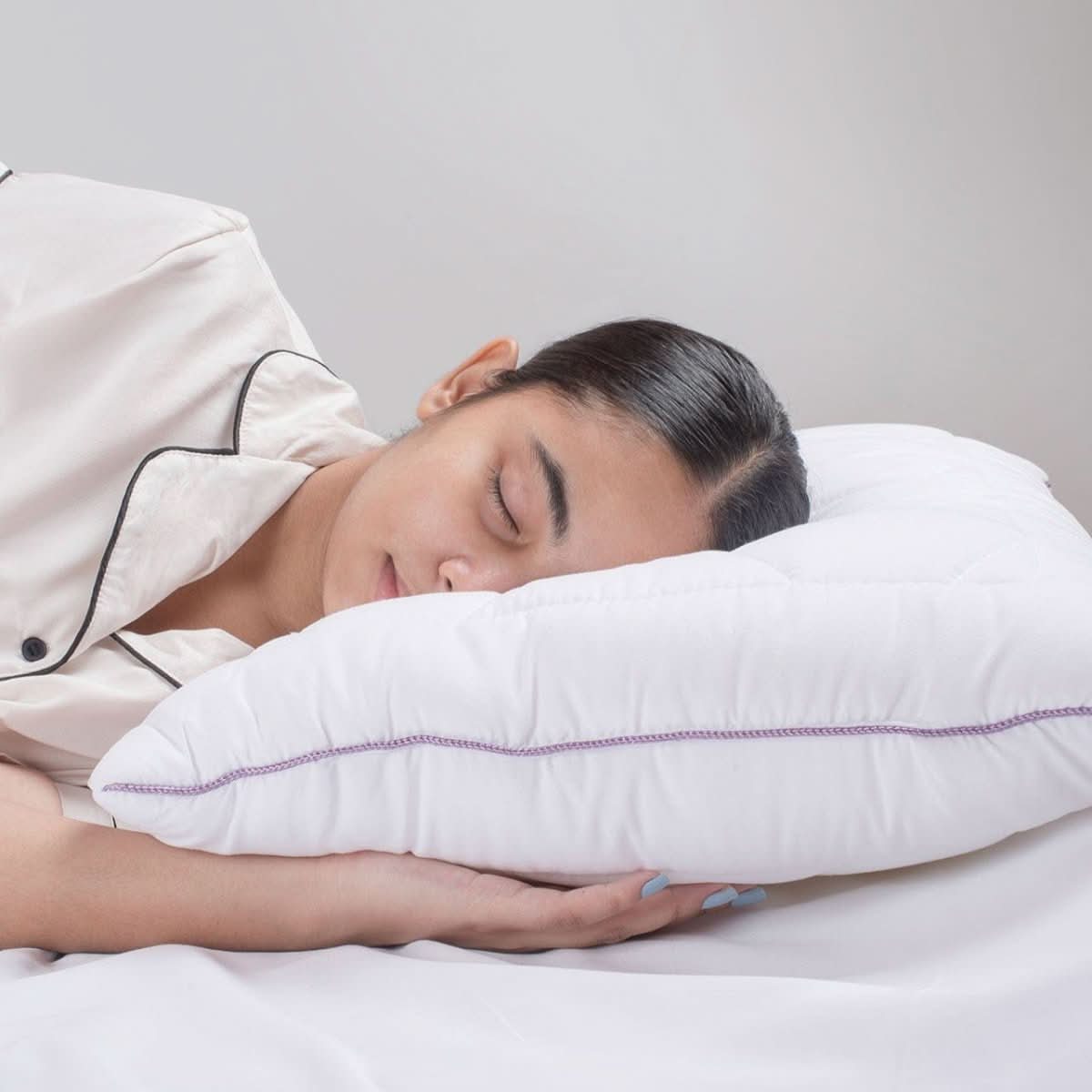 AuroraEase Serenity Pillow Hypoallergenic Antibacterial With Lavender Scent Soft