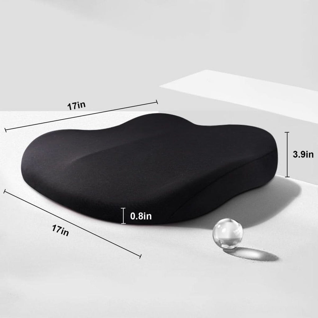 VistaLift Ergonomic Car Seat Cushion For Better Visibility And Comfort