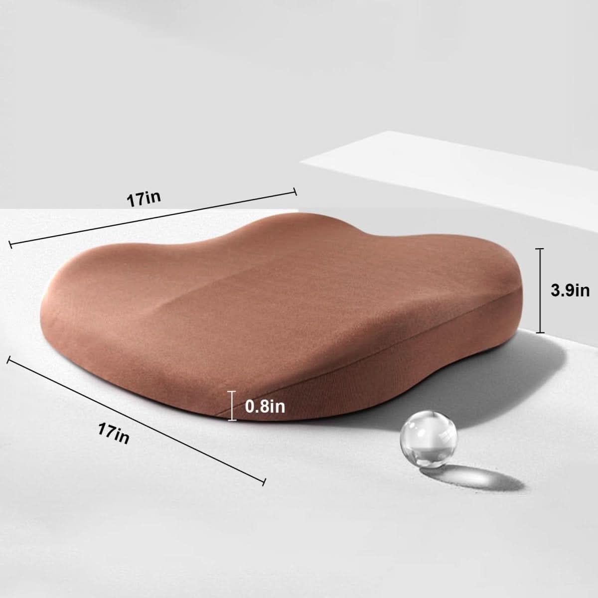 VistaLift Ergonomic Car Seat Cushion For Better Visibility And Comfort