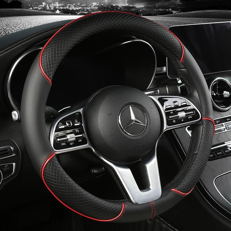 Luxor prémiový kožený potah na volant s diamantovým vzorem pro všechna vozidla