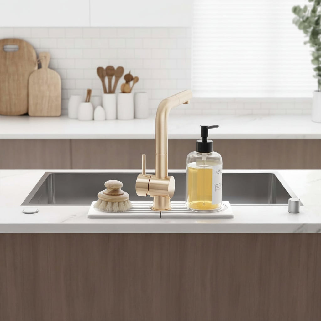 Stone Matte Drying Mat With Instant Drying For Organized Dishwashing Areas