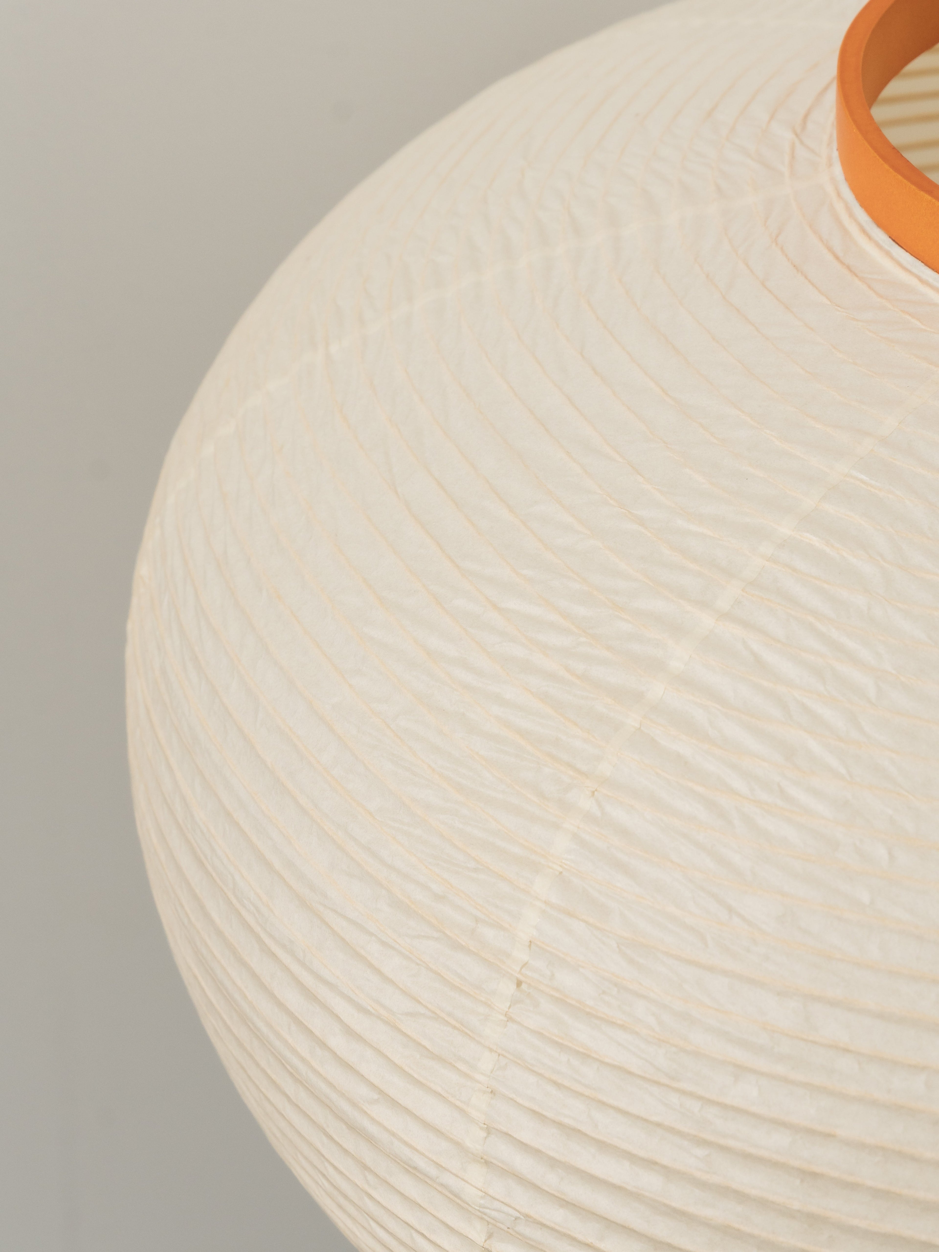 Akari Mulberry papir gulvlampe i metal, japansk stil til stuer