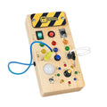 Voyager World Montessori Wooden Activity Board for Sensory and Motor Skills