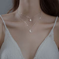 Luma Moon Necklace With Double Moon Design For Elegance And Romance