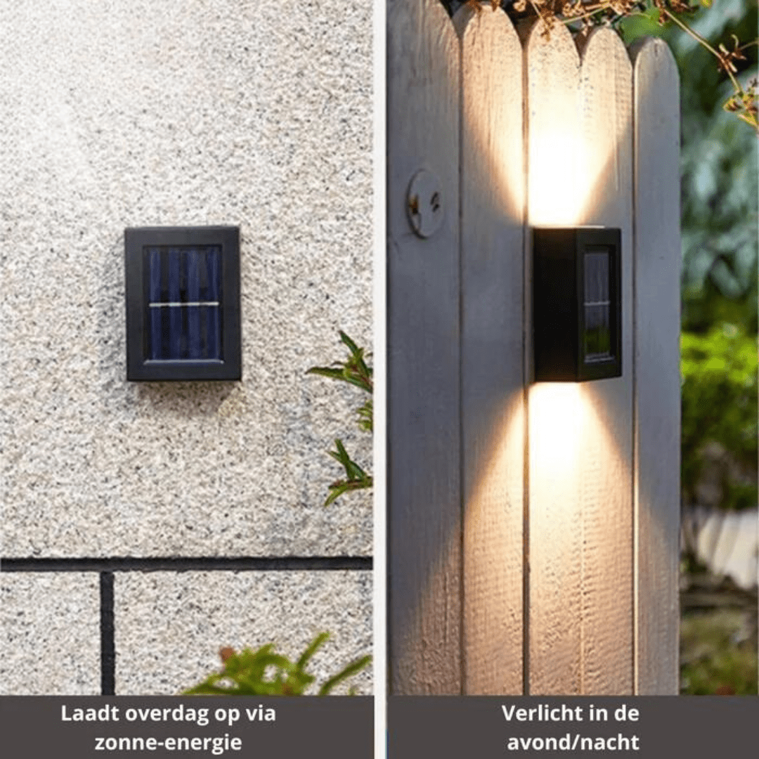 NovaLeaf Wireless LED Solar Lights With Twilight Sensor And Weatherproof Design