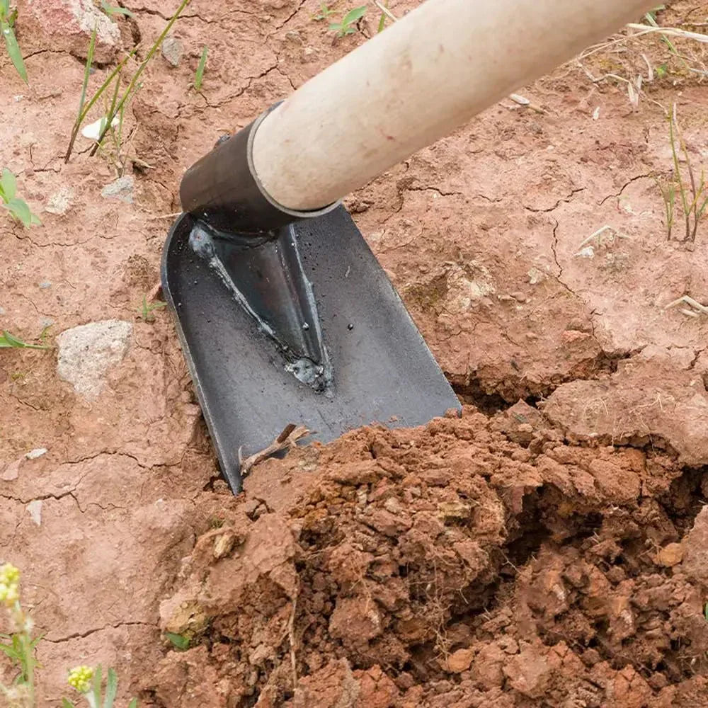 TerraForge Steel Garden Hoe For Weeding And Digging