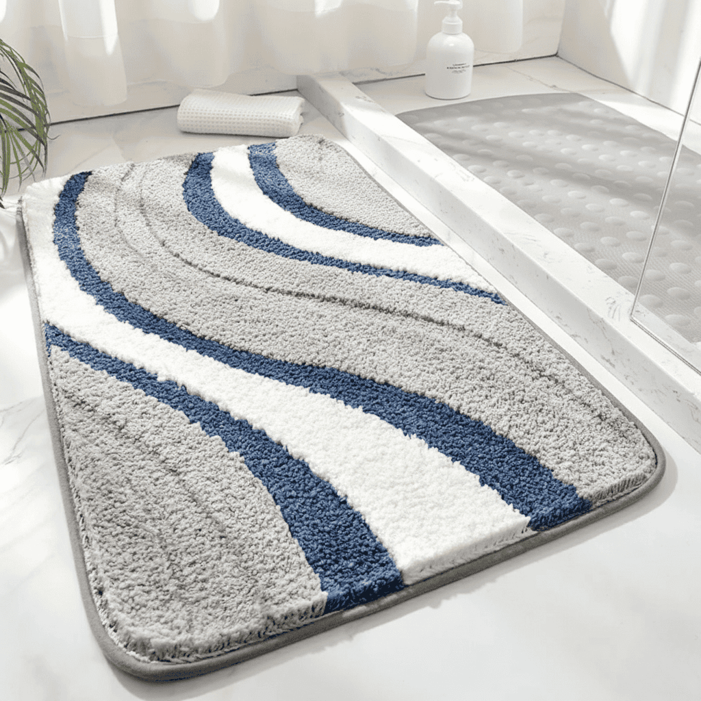 PureWeave Absorbent And Quick Dry Microfiber Bath Mat
