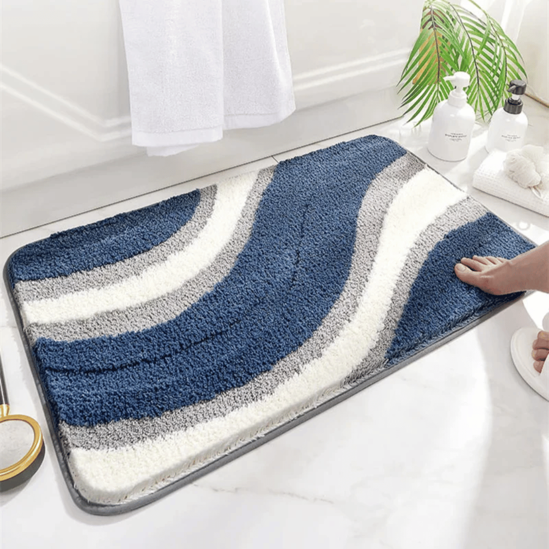 PureWeave Absorbent And Quick Dry Microfiber Bath Mat