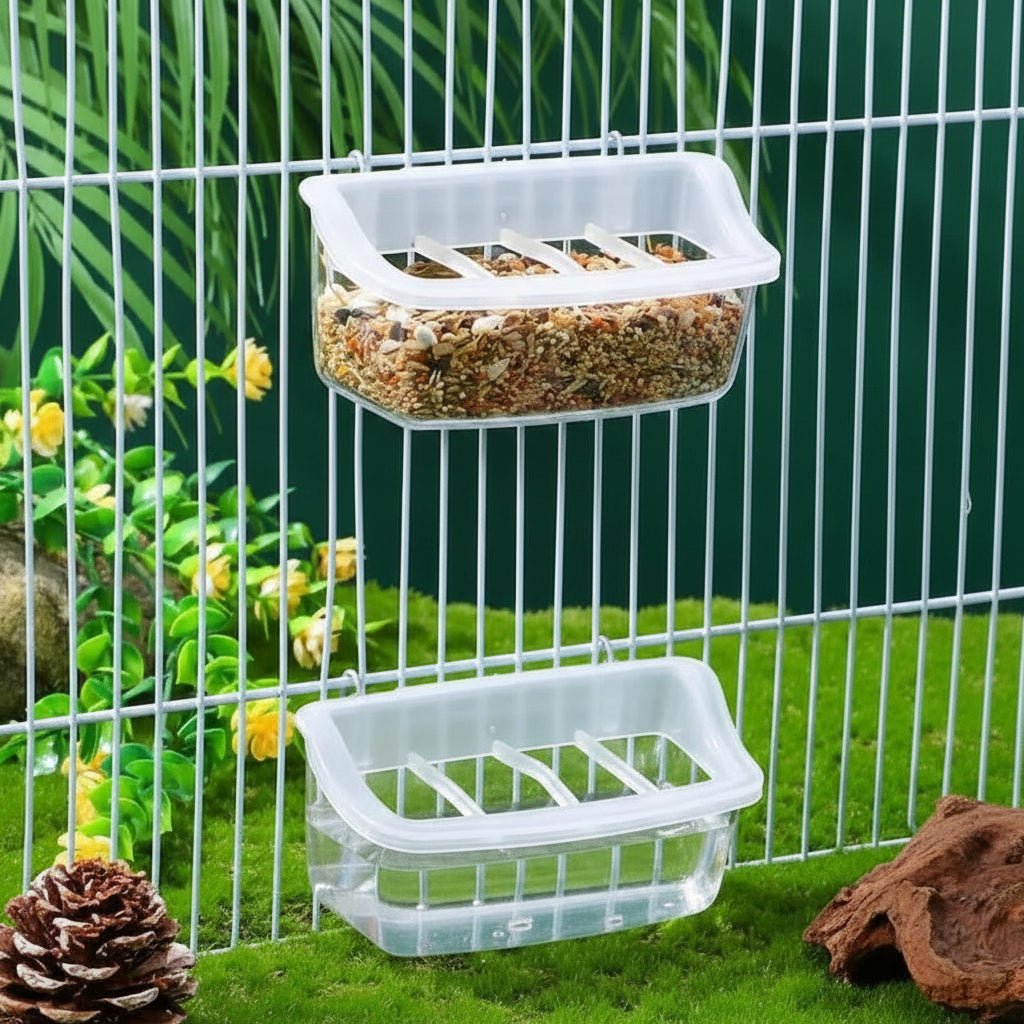 EcoParrot 360 Degree Parrot Feeder With Clear View