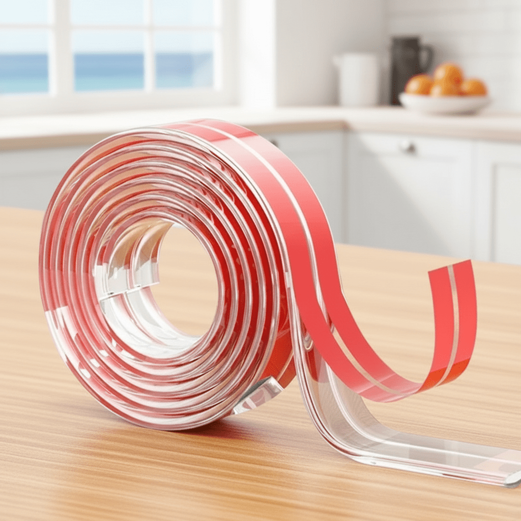 Bande de Sécurité PVC ClearGuard Pour Bords et Coins de Meubles