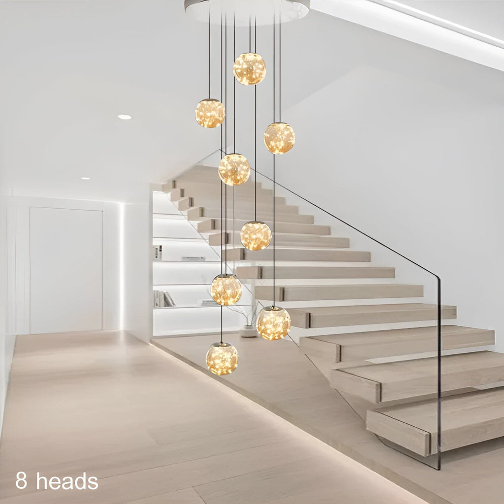Bella Glass Ball Chandelier | Fervei