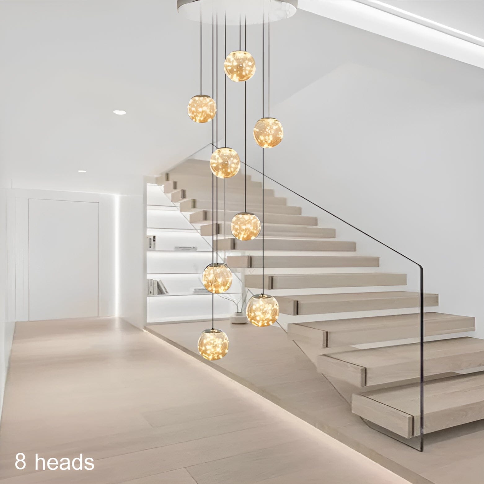 Bella Glass Ball Chandelier | Fervei