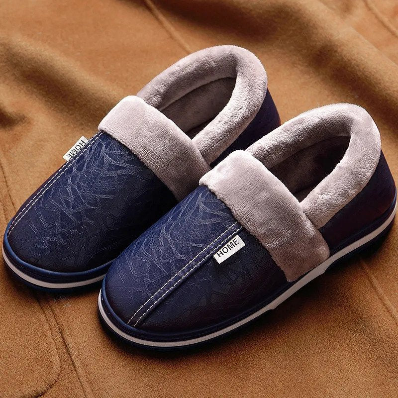 EverCozy Pantofole Calde da Uomo con Morbido Comfort in Pile