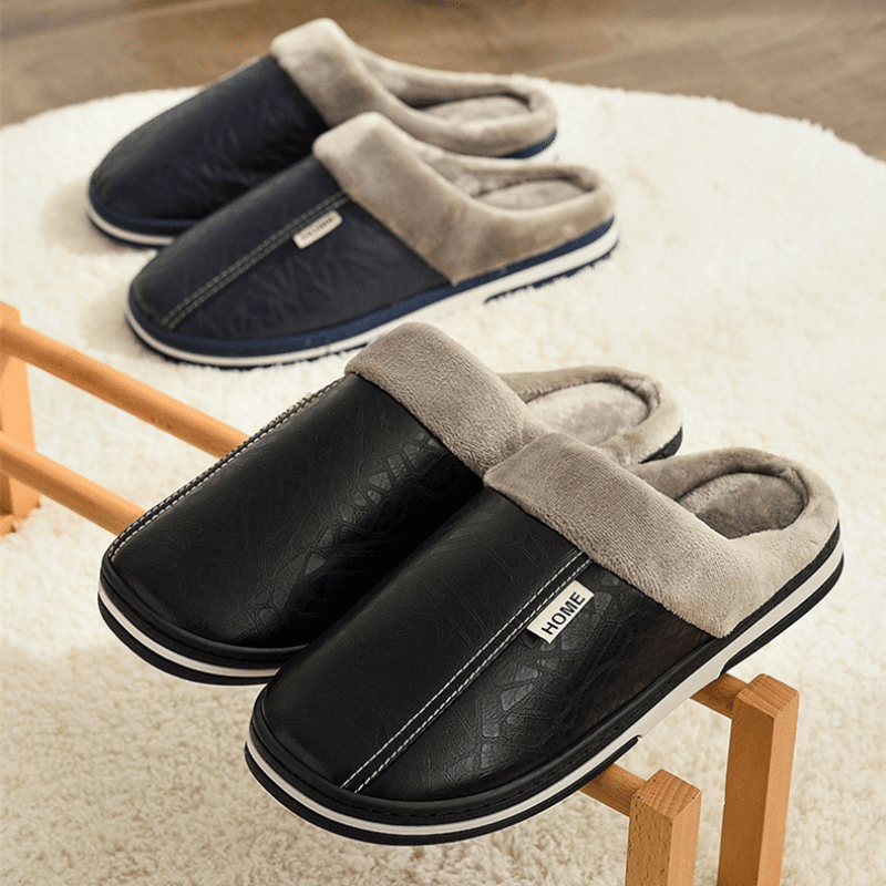 EverCozy Pantofole Calde da Uomo con Morbido Comfort in Pile