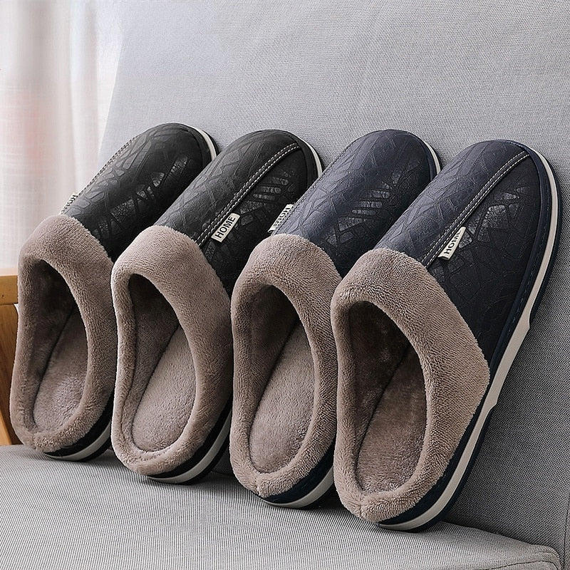 EverCozy Pantofole Calde da Uomo con Morbido Comfort in Pile
