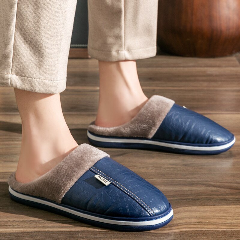 EverCozy Pantofole Calde da Uomo con Morbido Comfort in Pile