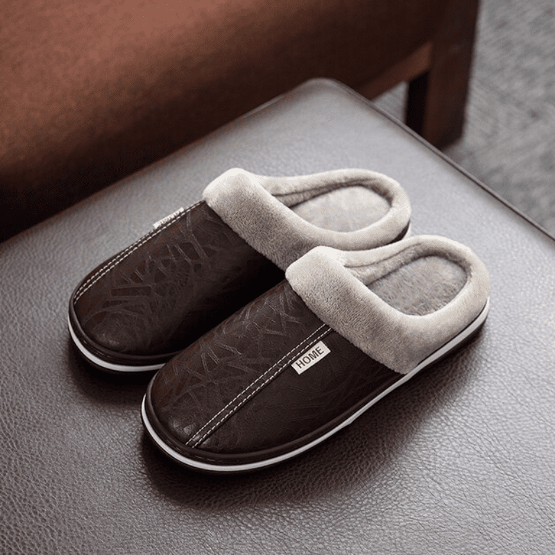 EverCozy Pantofole Calde da Uomo con Morbido Comfort in Pile