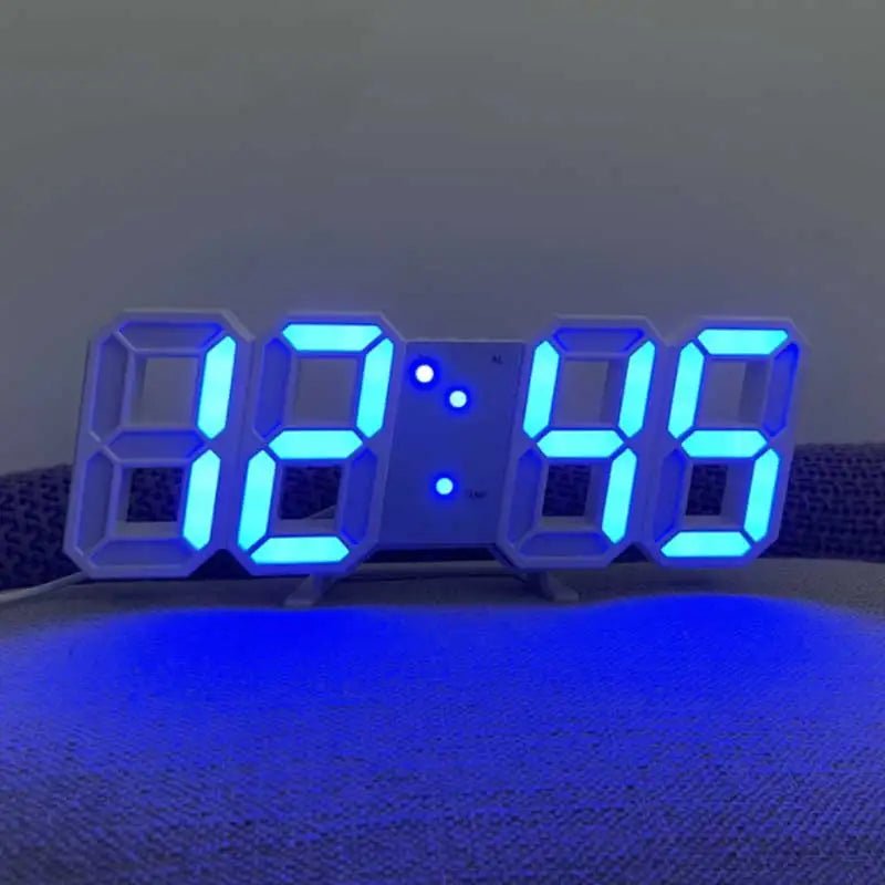 NovaTime 3D Light Digital Clock With Voice Control And Silent Alarm