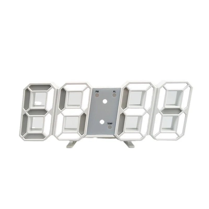 NovaTime 3D Light Digital Clock With Voice Control And Silent Alarm