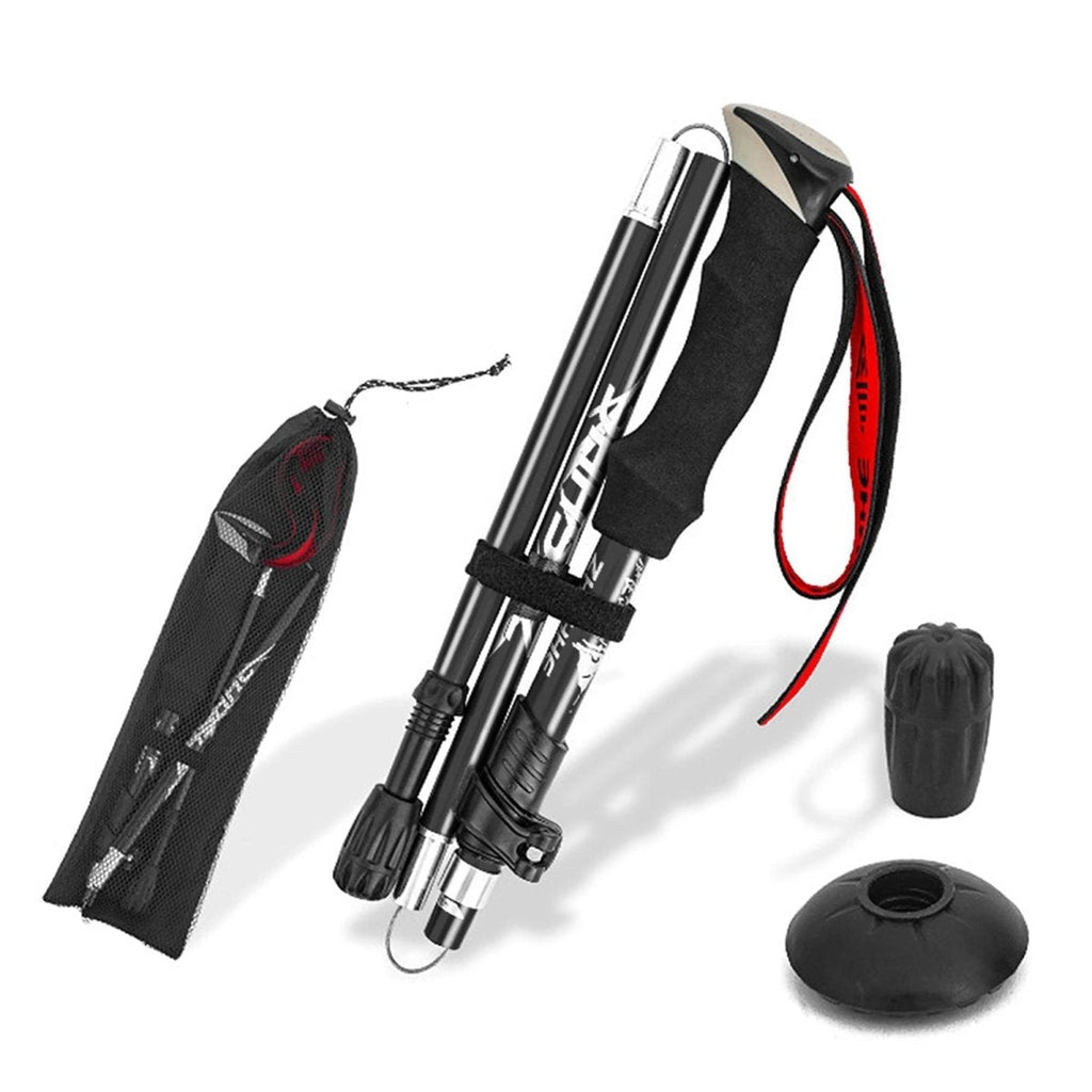Bâtons de Trekking AeroTrek en Alliage d'Aluminium Réglables avec Poignée Ergonomique