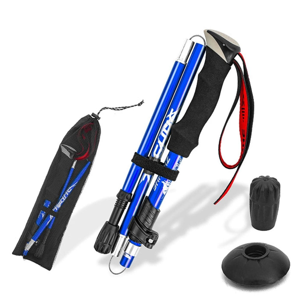 Bâtons de Trekking AeroTrek en Alliage d'Aluminium Réglables avec Poignée Ergonomique