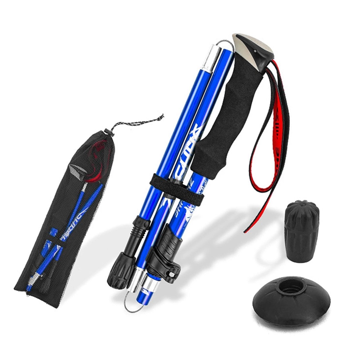 Bâtons de Trekking AeroTrek en Alliage d'Aluminium Réglables avec Poignée Ergonomique