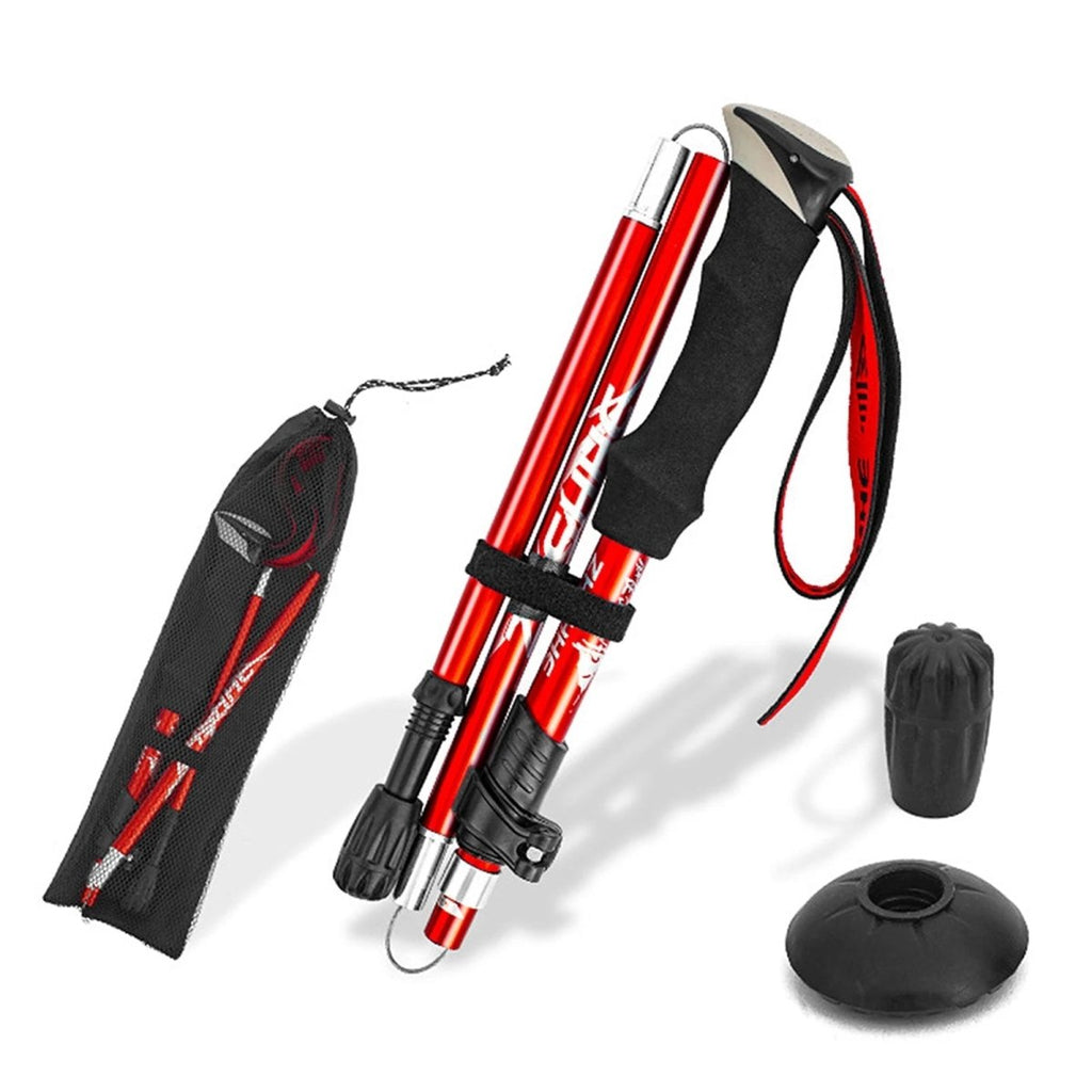 Bâtons de Trekking AeroTrek en Alliage d'Aluminium Réglables avec Poignée Ergonomique