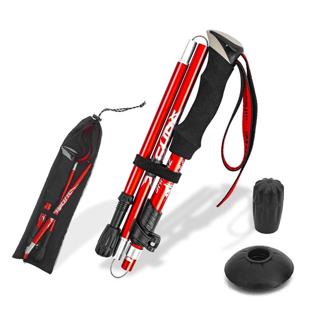 Bâtons de Trekking AeroTrek en Alliage d'Aluminium Réglables avec Poignée Ergonomique