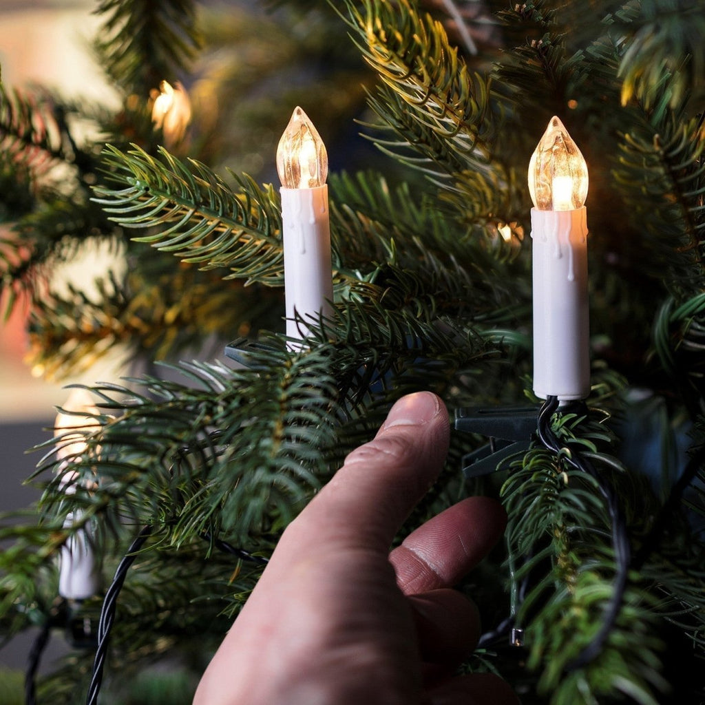 LumaFlare Flammenlose Weihnachtskerzen-Set mit sanftem LED-Leuchten