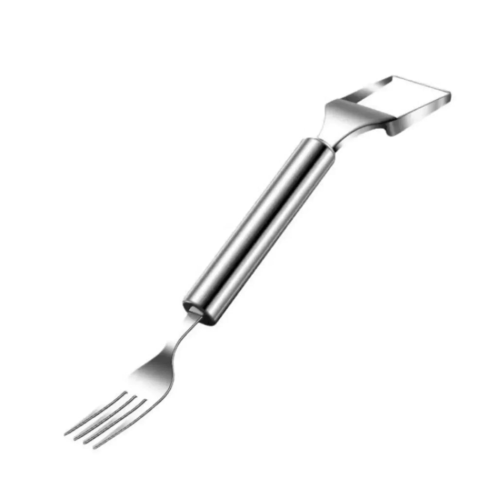 FruitEase Duo Fruit Cutter With Integrated Fork For Quick Snack Enjoyment