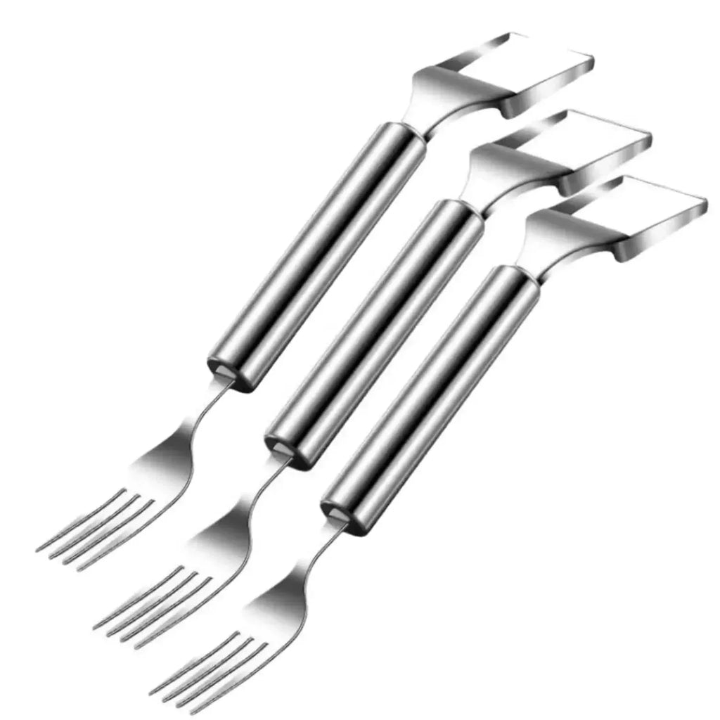FruitEase Duo Fruit Cutter With Integrated Fork For Quick Snack Enjoyment