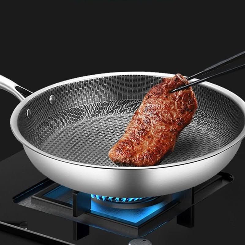 NovaChef Stainless Steel Nonstick Frying Pan For Effortless Cooking