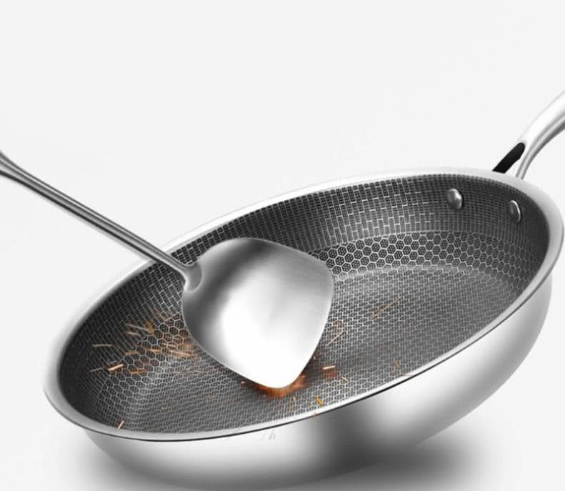 NovaChef Stainless Steel Nonstick Frying Pan For Effortless Cooking
