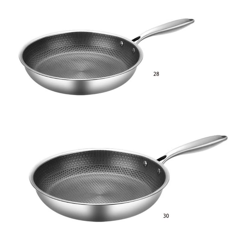 NovaChef Stainless Steel Nonstick Frying Pan For Effortless Cooking