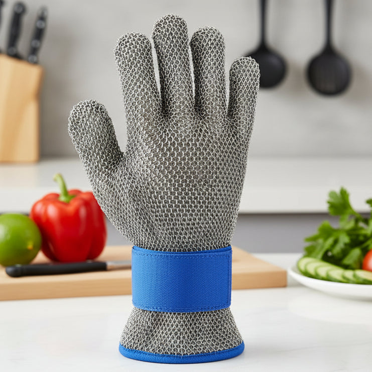 NexaGuard Pro Stainless Steel Safety Gloves With Maximum Cut Resistance