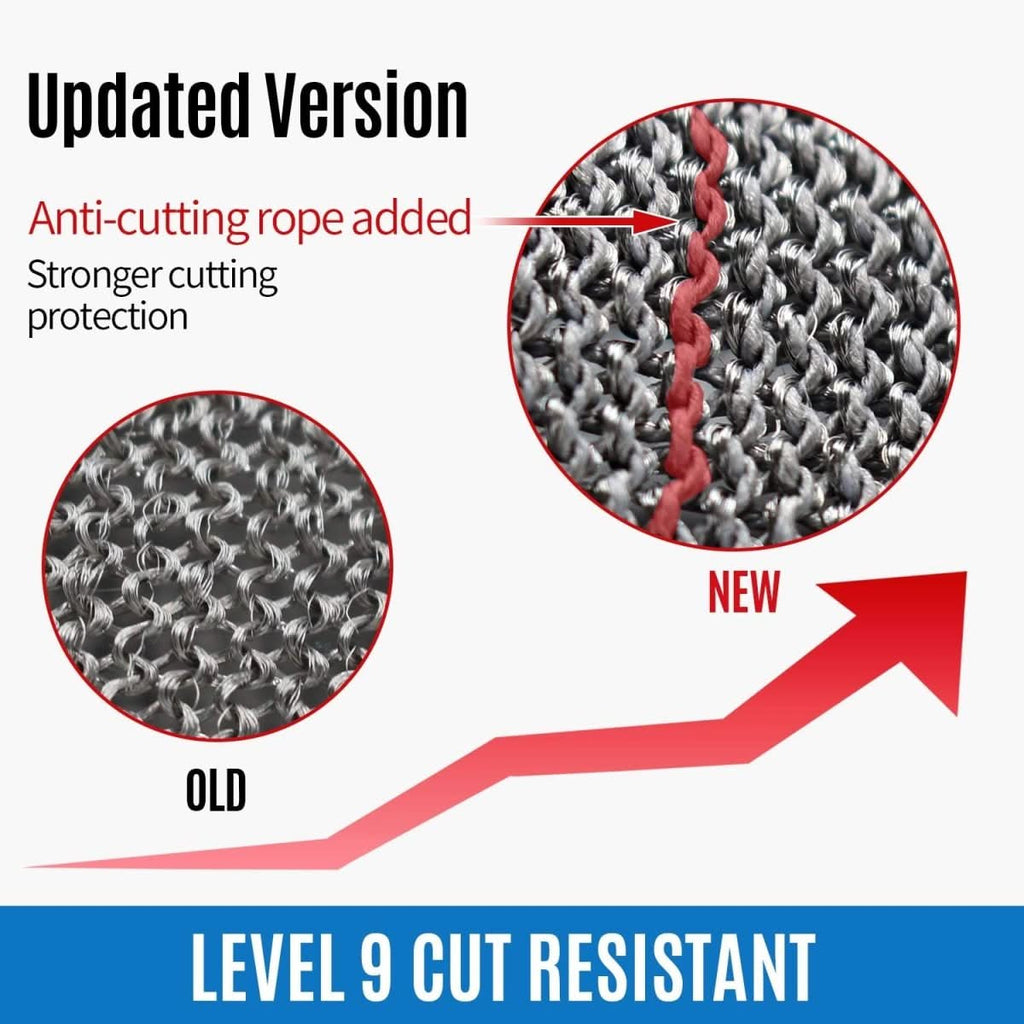 NexaGuard Pro Stainless Steel Safety Gloves With Maximum Cut Resistance