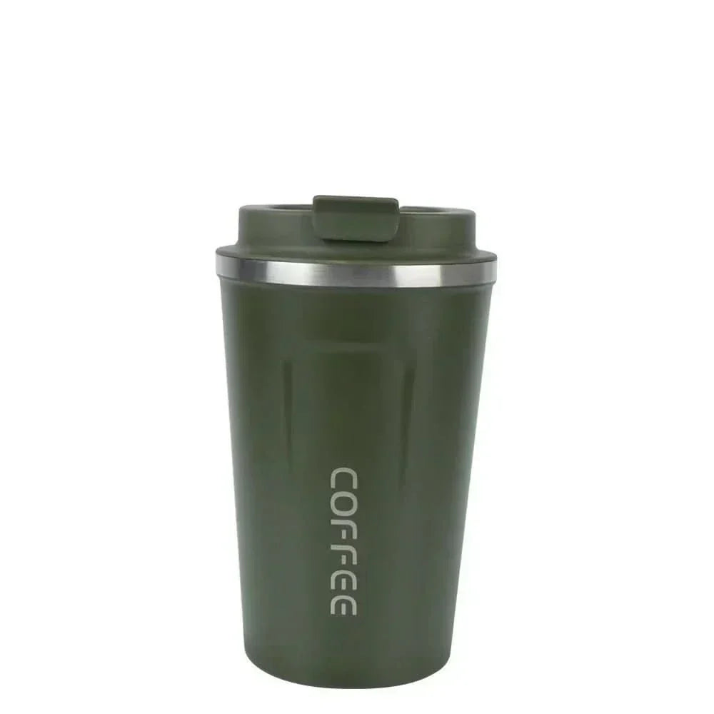 PathQuest Stainless Steel Thermal Mug 380ml/510ml Insulated Travel Mug Leak-Proof