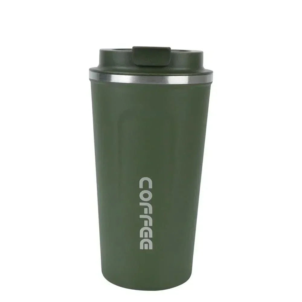 PathQuest Stainless Steel Thermal Mug 380ml/510ml Insulated Travel Mug Leak-Proof