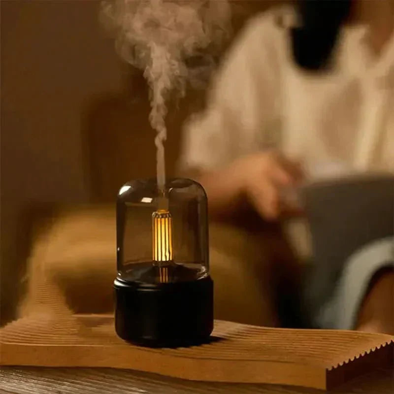 Diffusore di Aromaterapia e Umidificatore LumaBloom per Rilassamento e Aria Fresca nella Stanza