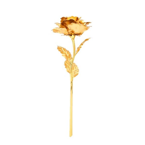 Aurelia Rose Handgefertigtes Geschenk mit echtem Goldüberzug zum Valentinstag