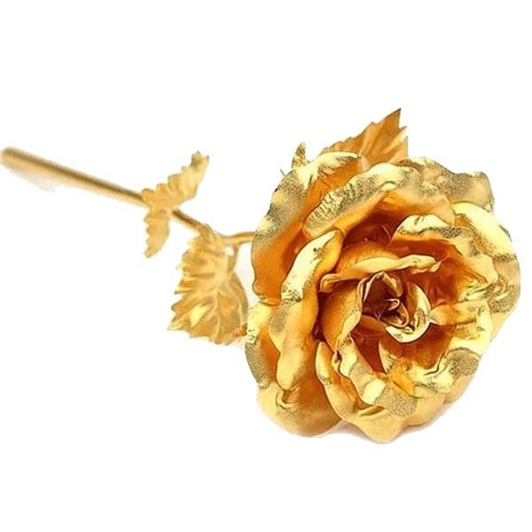 Aurelia Rose Handgefertigtes Geschenk mit echtem Goldüberzug zum Valentinstag